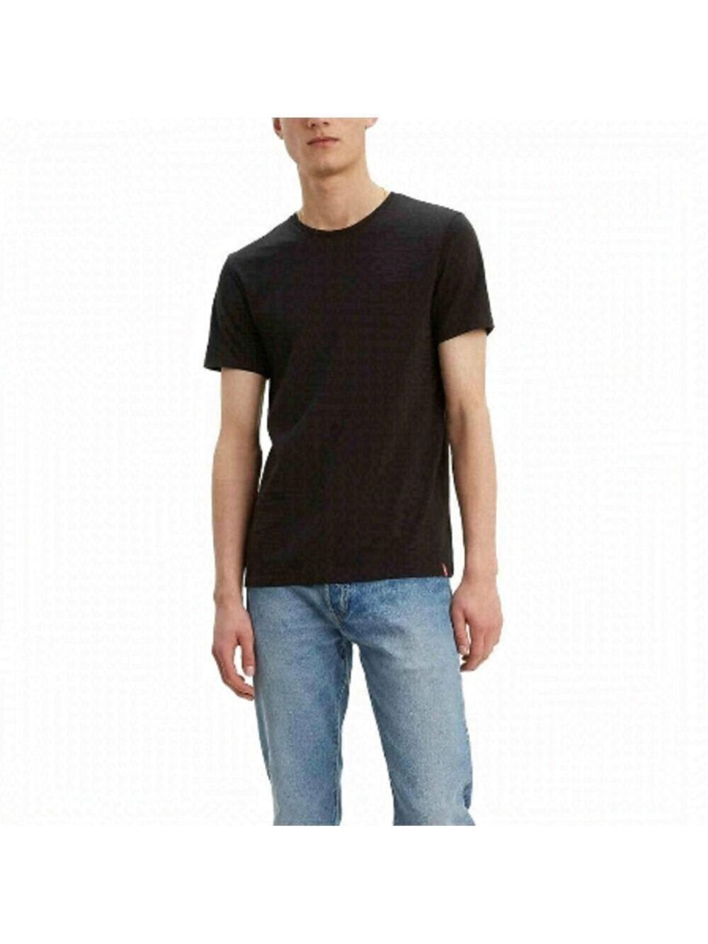 Men's Black Levis San Francisco Cal. Slim XS Short Sleeved Crewneck Shirt